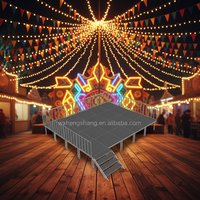 Scène pliable portable en alliage d'aluminium du Guangdong, podium de concert, plateforme