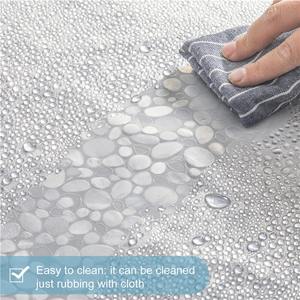 Moderne 3D galets salle de bain rideau de <span class=keywords><strong>douche</strong></span> doublure robuste PEVA étanche clair cabine de <span class=keywords><strong>douche</strong></span> - Product Image 6
