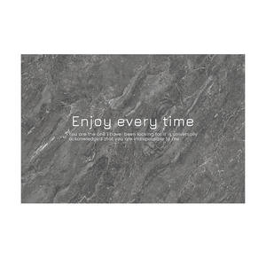 Alfombra de Baño de Tierra de Diatomeas Rectangular Antideslizante, Color Gris Mármol con Diseño de Reloj, Lavable a Máquina - Product Image 4