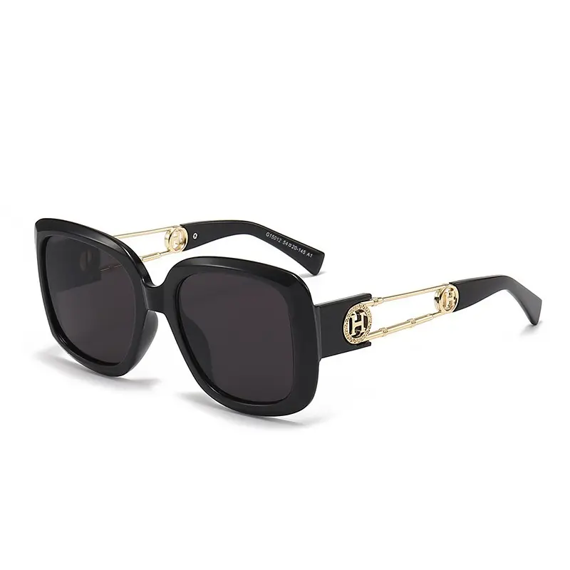 New Light Luxury Fashion Big Frame Fashion Sunglasses Women's Advanced Sunshade Sunglasses Factory Wholesale
