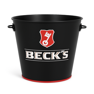 ถังน้ำแข็งเบียร์โลหะเคลือบผง8L พร้อมที่จับบาร์โลโก้ตามสั่งร้านอาหารและเครื่องทำความเย็นสำหรับงานกิจกรรม - Product Image 5