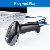 Pistolet de balayage filaire USB sans fil 2.4G WIFI Bluetooth Portable 1D 2D QR Code entrepôt inventaire supermarché lecteur de codes à barres