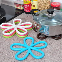 Sous-plats en silicone multi-usages, résistants à la chaleur, antidérapants, isolants, pour la cuisine, pour sécher les vaisselle, pour protéger les tables et comptoirs