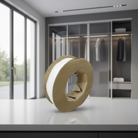 Bandes d'étanchéité transparentes en silicone de 6 mm à 12 mm pour bas de porte et fenêtre, pour portes et fenêtres en alliage d'aluminium