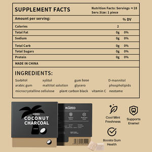 <span class=keywords><strong>Chewing</strong></span>-<span class=keywords><strong>gum</strong></span> reminéralisant sans sucre OEM Anti-plaque avec étiquette privée - Product Image 4