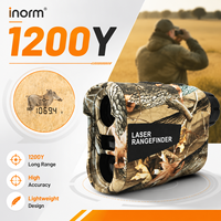 Télémètre laser professionnel INORM 1200M pour le golf et la chasse avec fonction Pin Lock, vibration, camouflage, haute précision