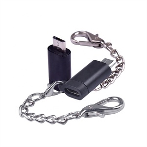 De aleación de aluminio de <span class=keywords><strong>micro</strong></span> <span class=keywords><strong>usb</strong></span> <span class=keywords><strong>2</strong></span>,<span class=keywords><strong>0</strong></span> macho a tipo c hembra adaptador - Product Image 3