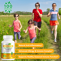 Hatmanlabs Vente en gros 120 capsules de quercétine naturelle avec bromélaïne, antioxydant et soutien immunitaire, végétalien et sans gluten