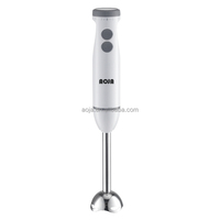 Mixeur plongeant électrique Aoja, ensemble de mixeur plongeant, vitesse variable, 2 boutons poussoirs, portion individuelle, pour usage domestique, plastique