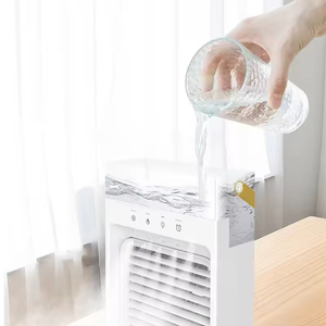 Ventilateur brumisateur portable de 1200 ml, rechargeable par USB, avec lumière, pour usage domestique et extérieur - Product Image 4