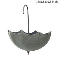 Chariot de jardin pliable en forme de parapluie, support de plantes rotatif de style nordique pour salon, support métallique robuste pour plantes