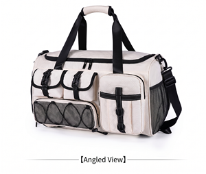 Sac de sport matelassé 2026 pour yoga et gym, résistant à l'usure, grande capacité, avec compartiment à chaussures et multiples poches, prêt à être expédié - Product Image 3