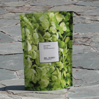 Pochette refermable texturée transparente imprimée en héliogravure, résistante à l'humidité, pour l'emballage de fruits secs, avec taille et logo personnalisés