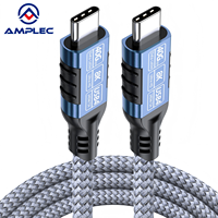 Cable USB4, Cable USB-C a USB-C con Entrega de Energía de 240W, Cable de Alimentación Compatible con USB4 de 20Gbps, Compatible con MacBook, Windows