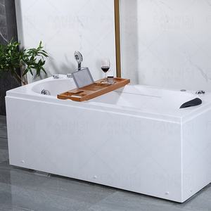 ขายส่ง OEM ODM คู่ด้านกระโปรงสี่เหลี่ยมผืนผ้าน้ำตกกลางแจ้งอ่างน้ำร้อนสปาอ่างอาบน้ำนวดขนาดใหญ่ที่มีหมอน - Product Image 1