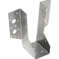 Support de poutre robuste en métal, connecteur en acier galvanisé pour bois, pour la construction, estampage de tôles métalliques