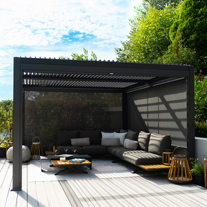Pergola Bioclimatique Motorisée en Aluminium <span class=keywords><strong>Prix</strong></span> Usine - Kits Pergola <span class=keywords><strong>6x3</strong></span> pour Extérieur - Product Image 1