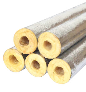Isolation de tuyaux en laine de verre haute densité pour conduites de vapeur, classe A, résistance au feu non inflammable, faible conductivité thermique, ODM - Product Image 3