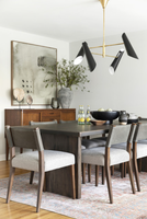 XZ último diseño arte francés minimalista restaurante sala de estar hogar diseñador decorativo Led colgante lámpara de araña de latón