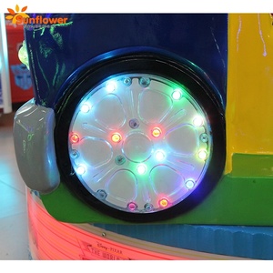 Nueva llegada pequeño carrusel de niños en moneda operado <span class=keywords><strong>juegos</strong></span> coche eléctrico y montar a caballo juego de girasol - Product Image 6