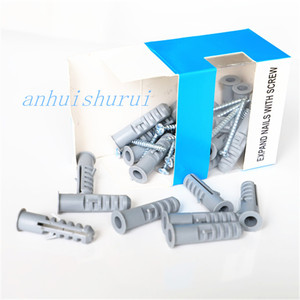 Wall Plastic Plastic Moderate Price 8MM Wall Screw Plastic Screw Anchors/Wall Plug/Plastic Anchors