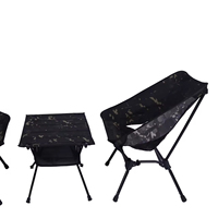 Fauteuil lune pliable en aluminium léger et durable, imperméable 600D, capacité 120 kg, mobilier d'extérieur de haute qualité, vente en gros