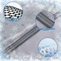 Couverture rafraîchissante d'été en nylon surdimensionnée pour dormeurs chauds, fabriquée en Chine, effet froid, taille Queen