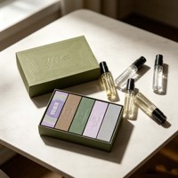 Boîte cadeau haut de gamme personnalisée, écologique, en papier ondulé avec revêtement UV recyclé, pour coffret de parfum, soins de la peau et cosmétiques