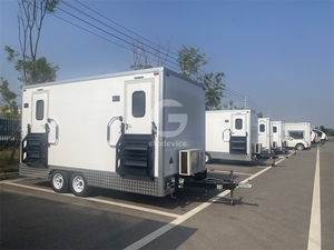 Remolque de Baño Portátil Comercial de Diseño Moderno para Exteriores, con Ducha, Fabricado con Panel Sándwich - Product Image 2