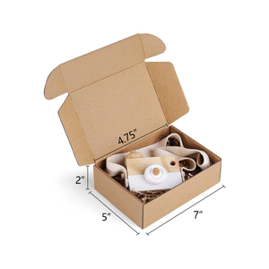 صندوق شحن مستحضرات تجميل مموج عالي الجودة قياس E و B بإنتاج مصنع صيني حسب الطلب باللونين الأزرق والأصفر - Product Image 3