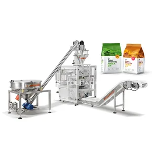 Automatic Plastic Big Bag Open Mouth Bag Filling 1kg 5kg Whey Protein Packaging Machines for Yam Flour Powder