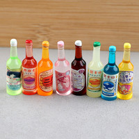 Miniature bouteille de vin résine artisanat mignon ange motif 3D ornements pour la décoration de la maison résine accessoires boisson Mini bouteilles