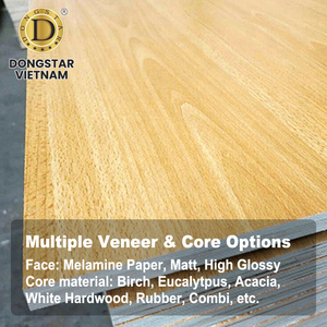 Lámina de Madera Contrachapada de Melamina 1220x2440mm 1250x2500mm, Contrachapada Combinada de Abedul y Acacia - Product Image 4