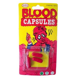 Juguete de Parodia de Comida, Píldoras de Almidón de Maíz con Efecto Sangre, Set de 3 Piezas, Accesorios, Decoración, Suministros para Fiestas de Halloween - Product Image 1