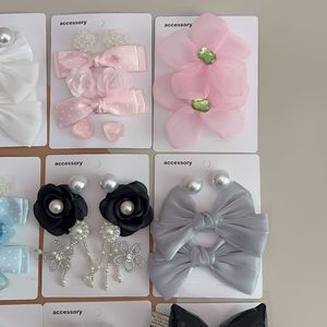 Nouvel ensemble complet de breloques DIY pour Crocs, décorations de chaussures faites à la main avec nœuds en ruban, accessoires de mode pour chaussures pour spectacles en direct - Product Image 6