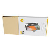 Emballage en carton kraft imprimé personnalisé pour boîtes de téléphone portable à écran électronique avec logo gaufré