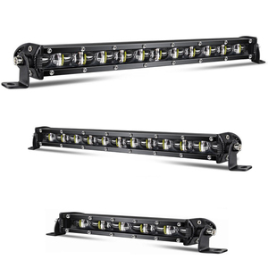 Nouvelle barre lumineuse à une rangée 12v 8.8 pouces 18w <span class=keywords><strong>6d</strong></span> barre de lumière <span class=keywords><strong>led</strong></span> 18 watts lumière tout-terrain pour camions hors route - Product Image 2