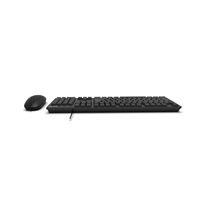 Clavier et souris filaires AIKUN pour bureau et domicile, touches multimédias, souris 3D 1200 DPI, Plug and Play, design fin