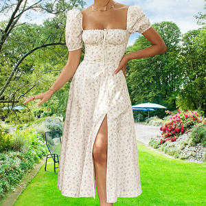 Élégant bureau dame Chic femmes Robe à paillettes respirant tricot Maxi Robe col rond manches courtes taille naturelle pour l'automne - Product Image 3