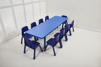 Meubles de maternelle, meubles d'école, ensembles de bureaux et de chaises pour enfants, tables et chaises en bois durables pour les fêtes d'enfants