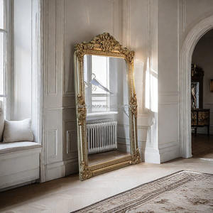 Stile europeo personalizzato grandi specchi infrangibili decorazione parete di lusso antico <span class=keywords><strong>specchio</strong></span> da pavimento a figura intera <span class=keywords><strong>specchio</strong></span> per camera da letto - Product Image 4