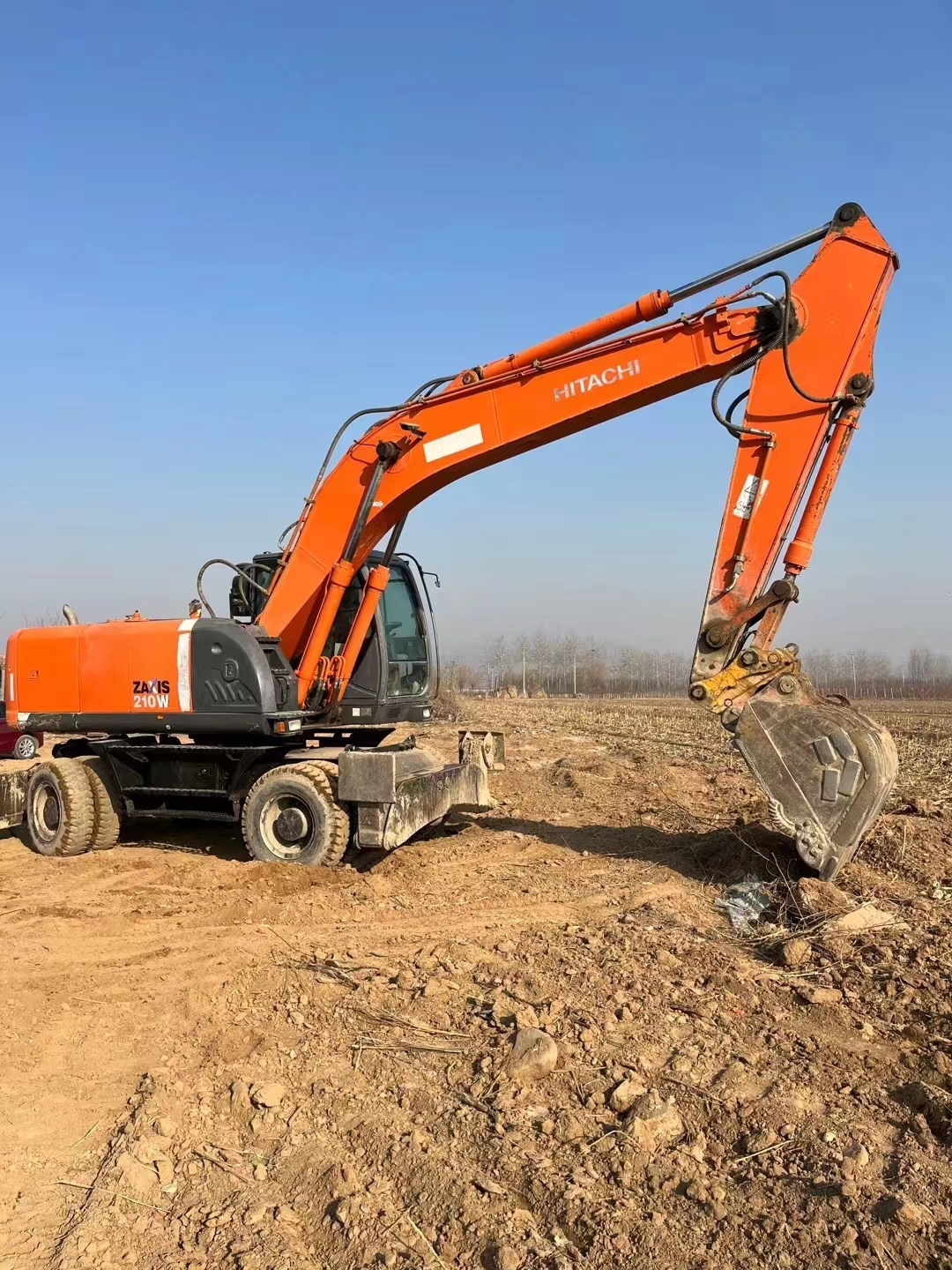 Cheap Hitachi ZX210W Hydraulic Excavator 1.5m Bucket 21TON