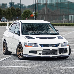 Cho Mitsubishi <span class=keywords><strong>EVO</strong></span> <span class=keywords><strong>9</strong></span> phía trước và phía sau Bumper lưới tản nhiệt phía trước Lip Spoiler cơ thể Kit ban đầu PP vật liệu nhựa - Product Image 3