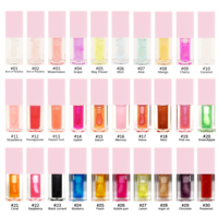 Huile à Lèvres Repulpante Hydratante et Imperméable Longue Durée, Végane, Haute Pigmentation, Minérale, Parfumée, Marque Privée
