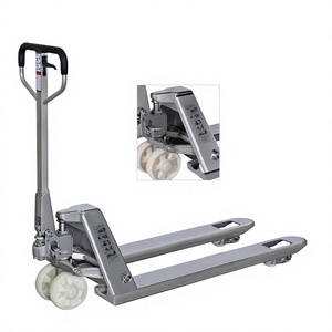 รถยกพาเลทแบบแมนนวล รุ่นใหม่ CE 2500 กก. ซีรีส์ <span class=keywords><strong>BF</strong></span>-SS โครงสร้างเหล็กทั้งหมด <span class=keywords><strong>ยาง</strong></span>โพลียูรีเทน ยกสูง 195 มม. ใช้งานได้ทั้งในร่มและนอกอาคาร สำหรับส่งออก - Product Image 2