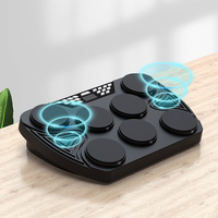 Portable Professional Edition for Home Use Practice Percussion Hand Roll Electronic Drum Set