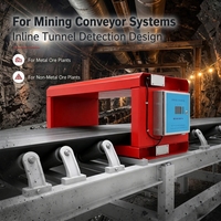 Détecteur de métaux industriel pour l'exploitation minière du ciment, avec écran LCD et alarme sonore, pour la sécurité des convoyeurs, détection de métaux étrangers, haute sensibilité, CE