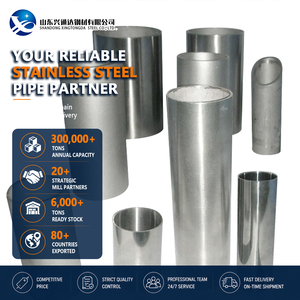 Tubería de Acero Inoxidable ASTM A269, Acabado Cepillado, 73.0mm 4mm, Estándar ASTM 304 201, para Planta de Desalinización - Product Image 1