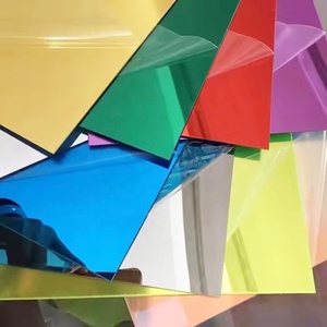 Plaques de miroir en acrylique coulé de haute qualité, <span class=keywords><strong>or</strong></span> et argent, 1 mm, 2 mm, 3 mm, 5 mm - Product Image 1