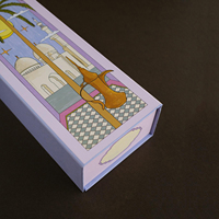 Cajas de Galletas Personalizadas para San Valentín y Ramadán, Caja Magnética de Papel de Lujo para Postres, Pasteles, Chocolates, Dulces y Galletas con Separadores